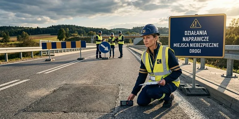 Działania naprawcze na miejscach niebezpiecznych