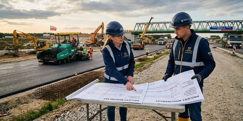 Porównanie projektu budowlanego i wykonawczego w drogownictwie